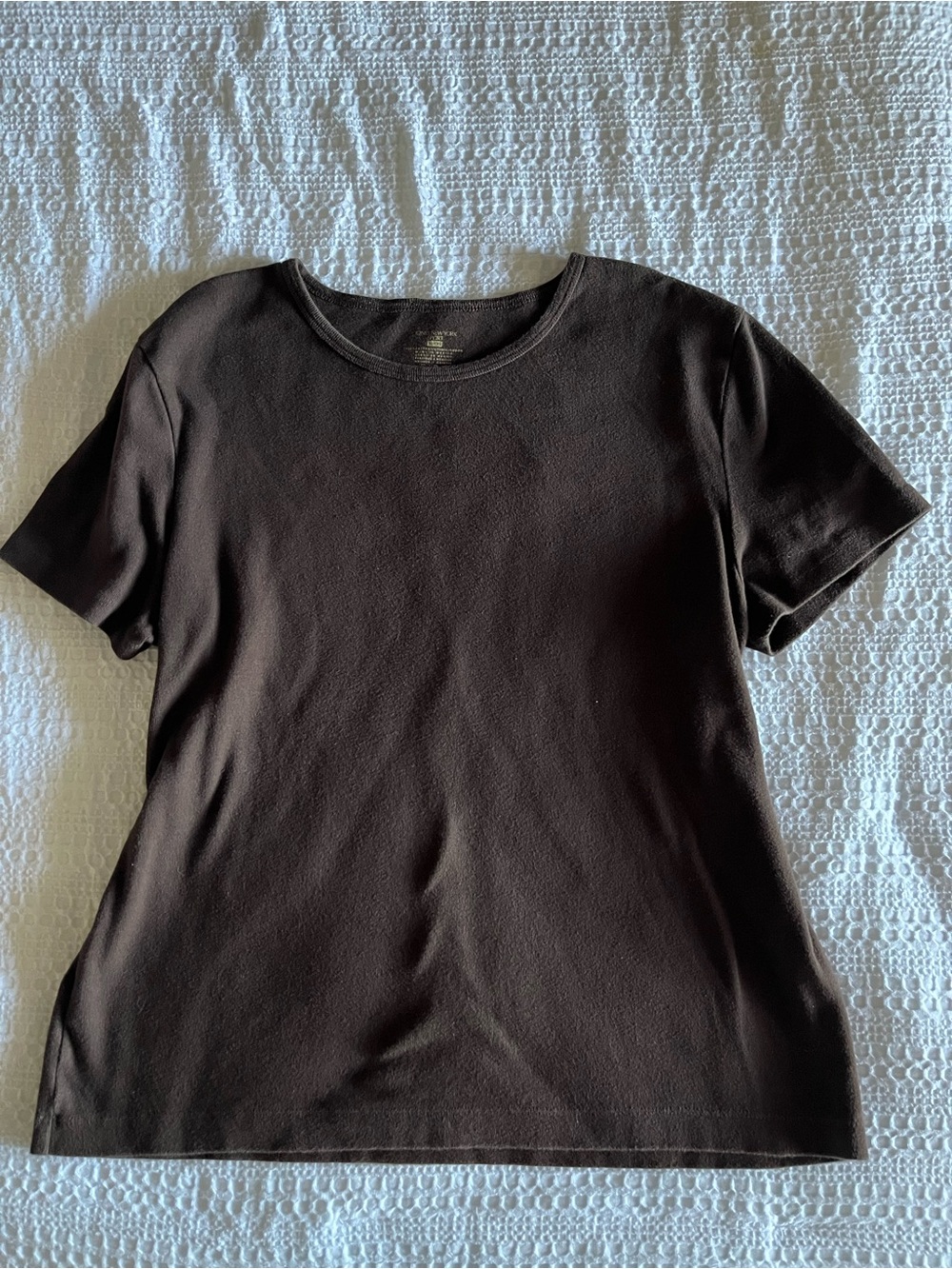 Women's Chocolate Brown Short Sleeve Tee